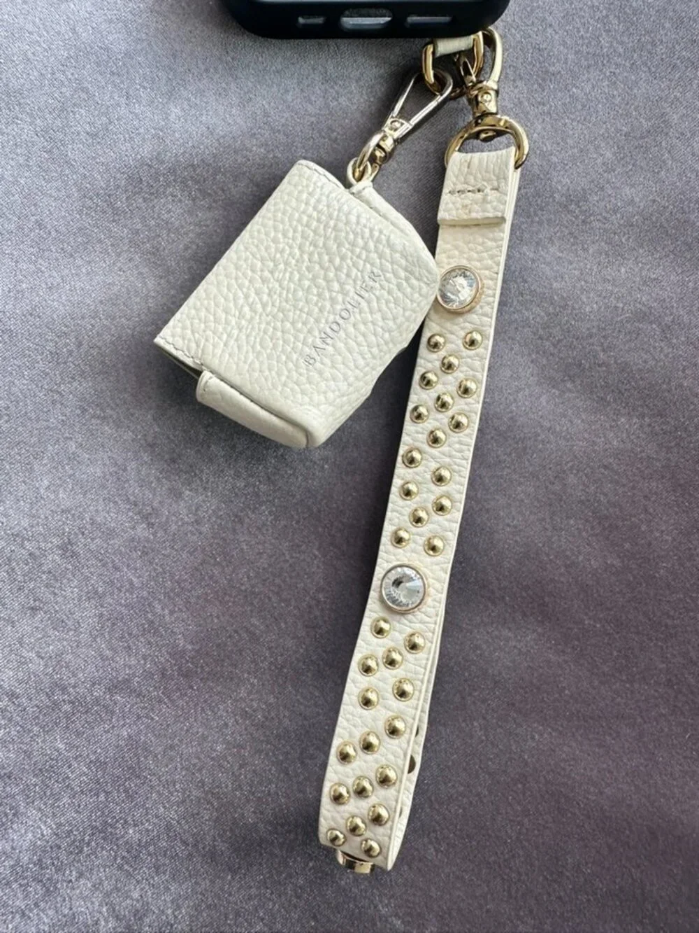 Bandolier Ryder Carabiner Ivory iPhone 14 Pro